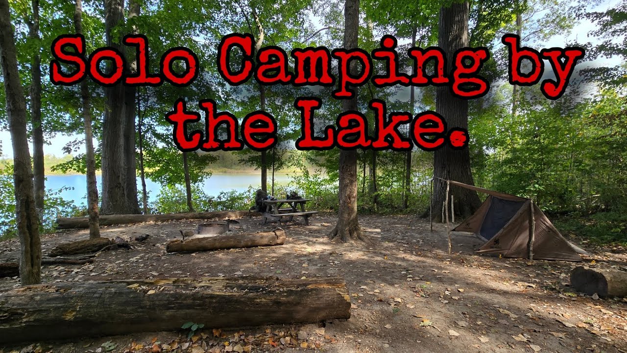 Solo Camping by the Lake.
