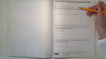 Eureka Math Grade 1 Module 2 Lesson 28 Homework | #mathwithaubrey #answers