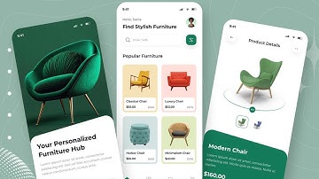 Flutter UI App | Furniture App With Flutter | #2024 Flutter UI