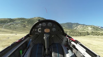 MSFS DG Aviation LS8-18 Glider Tow Crash