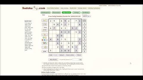 Sudoku 07/20/20 high - no copyright Unavailable