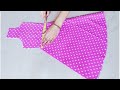 Umbrella cut baby frockdress cutting and stitching easy to make