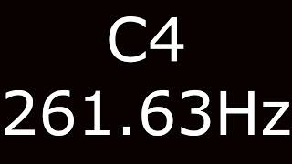 C4 Note Frequency Test