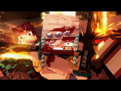 Demon Slayer 2 Final Fight Minecraft Animation SUB 