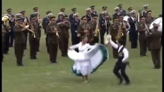 Banda de Ejercito Peruano - Marcha Tupac Amaru - Bicentenario de Argentina 2016 (1era. Parte)