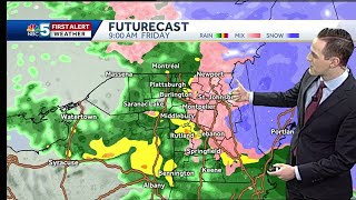 Video: Icy mix changes to rain on Friday (12/28/18)