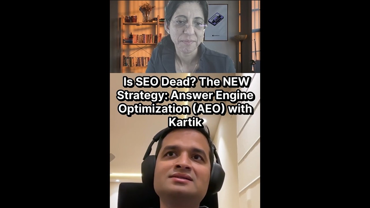 Is SEO Dead? The NEW Strategy: Answer Engine Optimization (AEO) with Kartik