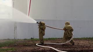 Тушение Резервуара С Нефтью| Тренировка Пожарных