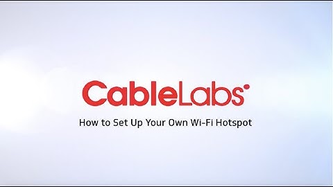 How to Set Up Your Own Wi-Fi Hotspot