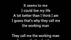 Rush-Working Man (Lyrics)