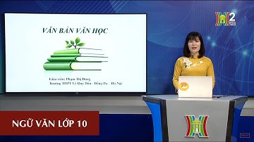 MÔN NGỮ VĂN - LỚP 10 | VĂN BẢN VĂN HỌC | 15H00 NGÀY 15.04.2020 | HANOITV