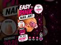 Easy pink dot nail art 💖✨Cute &amp; trendy nail design 2026 #nailart #simplenails #naildesign #nailideas