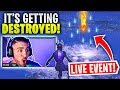 CRAZY FORTNITE CHAPTER 2 LIVE EVENT! THE WHOLE MAP IS DESTROYED! Ft. Cizzorz, SypherPK, & Nate Hill