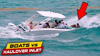 WILL IT SINK? TIME TO PANIC! | Boats vs Haulover Inlet