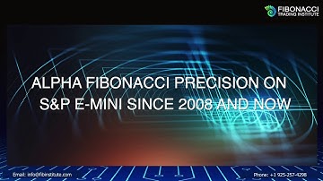 Alpha Fibonacci Precision on S&P E-Mini since 2008 and now | Fibonacci Trading Institute