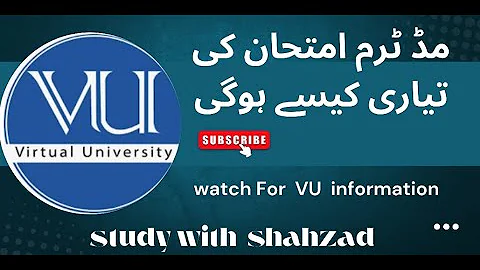 Paper Pattern for Spring 2025 Exams | Kis tra k Sawal ayen gy?Virtual University/ Study With Shahzad