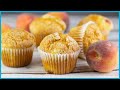 MUFFIN alla Pesca soffici ricetta facile e veloce!