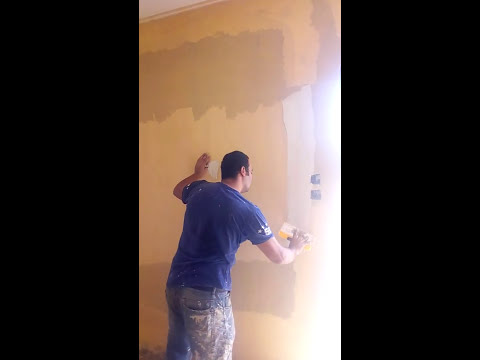 طريقه سحب معجون الحوائط سكينه اولي البطريقه الصحيحه معلم محمود الحلواني