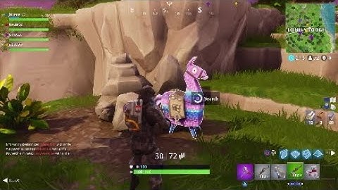 Fortnite Battle Royale- Rare Lama Piñata with INSANE LOOT! HD