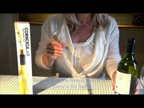 Corkcicle Air 4-in-1 Chiller, Aerator, Pourer, Stopper Wine Gadget Review  on Vimeo