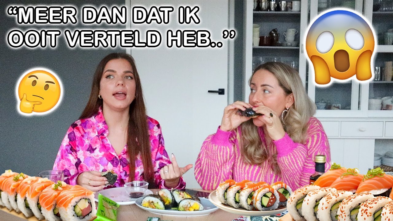SUSHI MUKBANG 🍣 met CHARLOTTE BLITZBLUM | Kristina K ❤