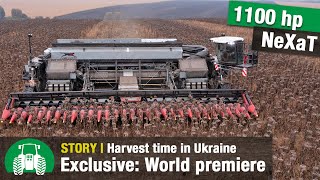 NEXAT: The All-New Revolutionary 1100-HP Tractor | Harvesting in the Ukraine