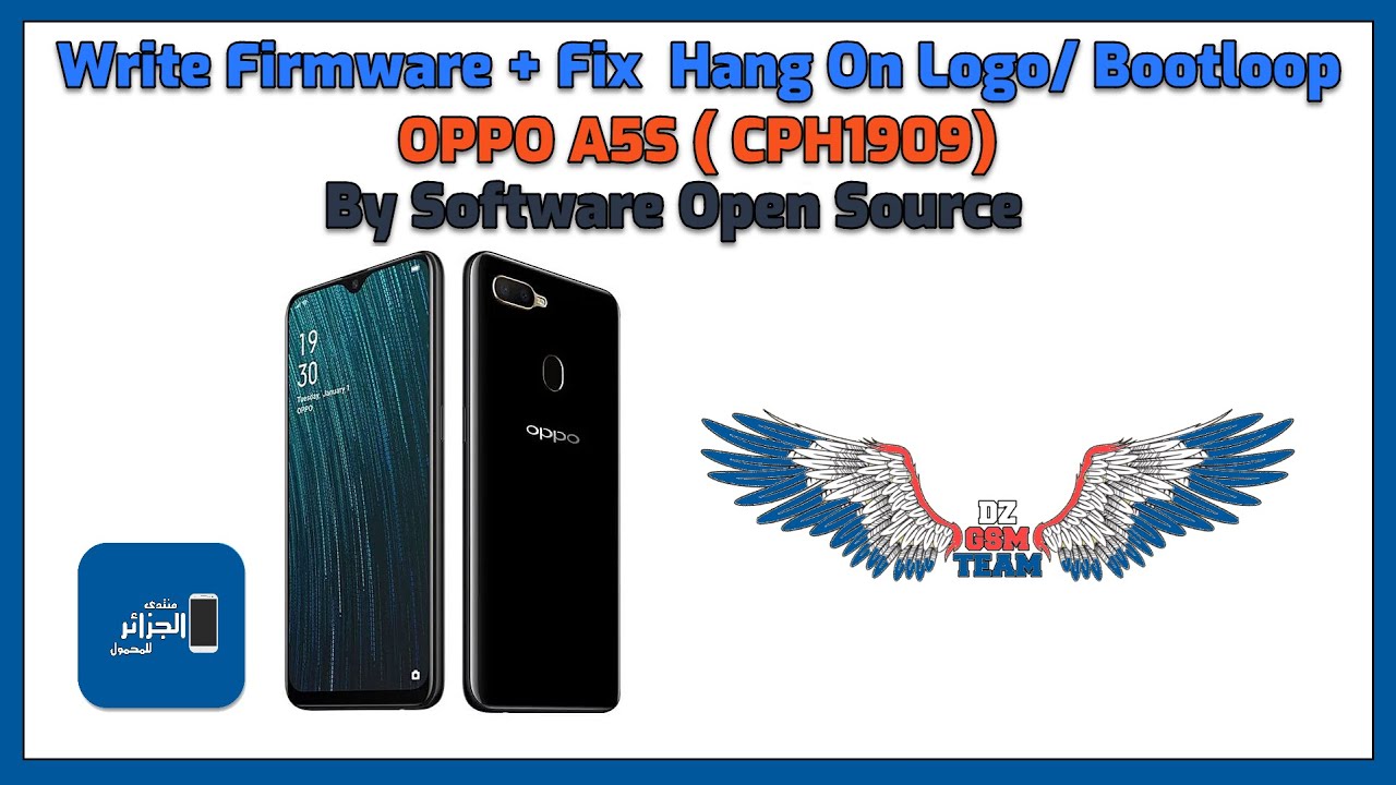 A5S ( CPH1909 )  Write Firmware + Fix  Hang On Logo/ Bootloop By Software Open Source