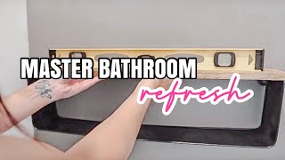 Master Bathroom Refresh Budget Bathroom Makeover