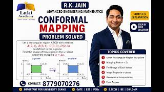 Find the Image of a Rectangular Region ABCD Under the Mapping w=2z | Example 14.2 | Conformal Mappin