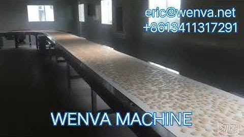 WENVA 800 mm thin biscuit ( paper biscuit ) production line after baking