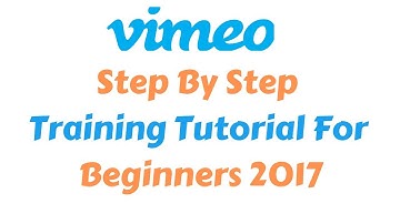 Vimeo Step By Step Training Tutorial For Beginners 2017 -  Rakesh Tech Solutions
