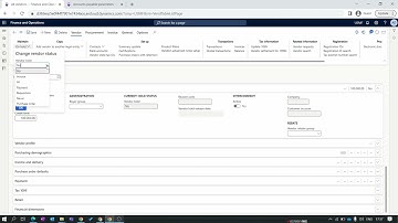 Explain Vendor Hold and Demonstrate the process  | D365 Finance and Operations