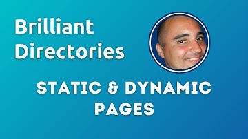 Static & SEO Dynamic Pages - Customizing Brilliant Directories