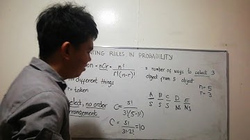 counting rules permutations  and combination Day  engineering data analysis 2 part 3  concept