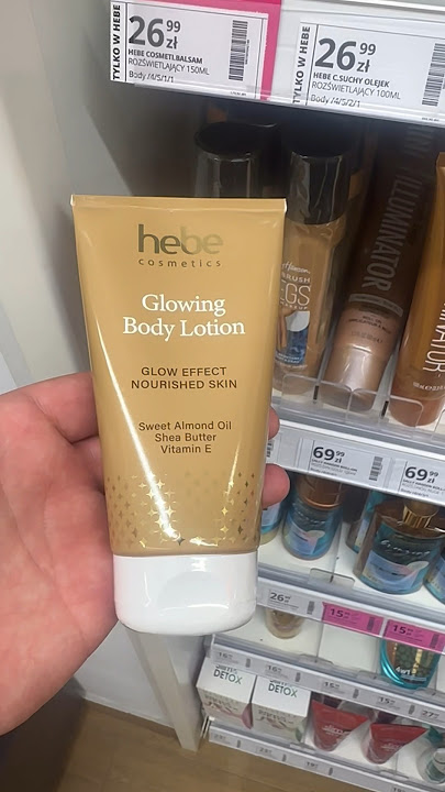 GOLD FOR YOUR BODY! #shorts #hebe #cosmetics #shopping #hit #care