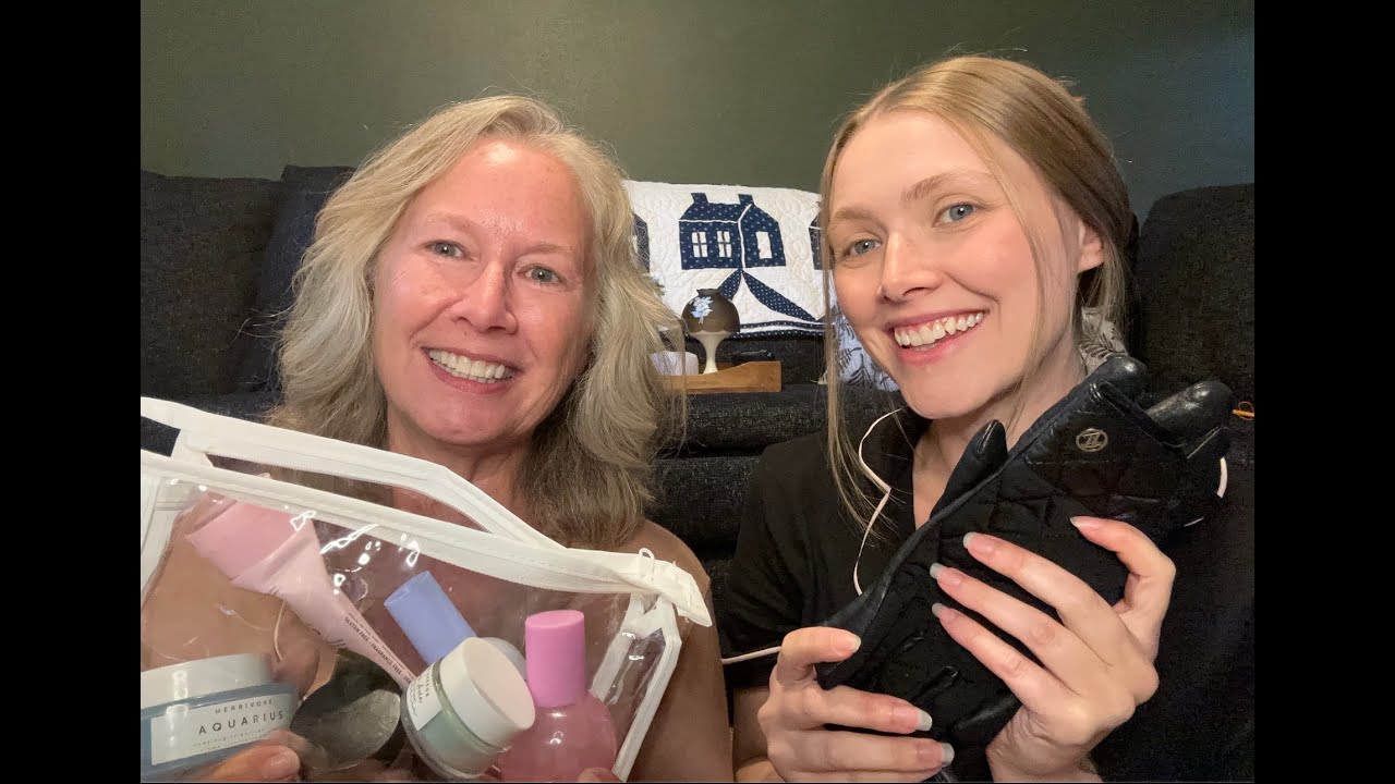 Mom Tried ASMR - Magazine Flipping, Skincare Tapping, Leather Gloves!