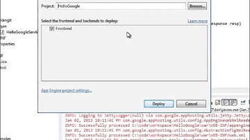 Deploy web apps with Google App Engine