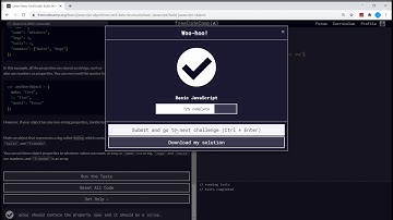 Basic Javascript (81/111) | Build JavaScript Objects | freeCodeCamp