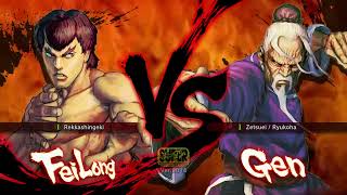 Street Fighter 4 - Fei long vs Gen #streetfighter