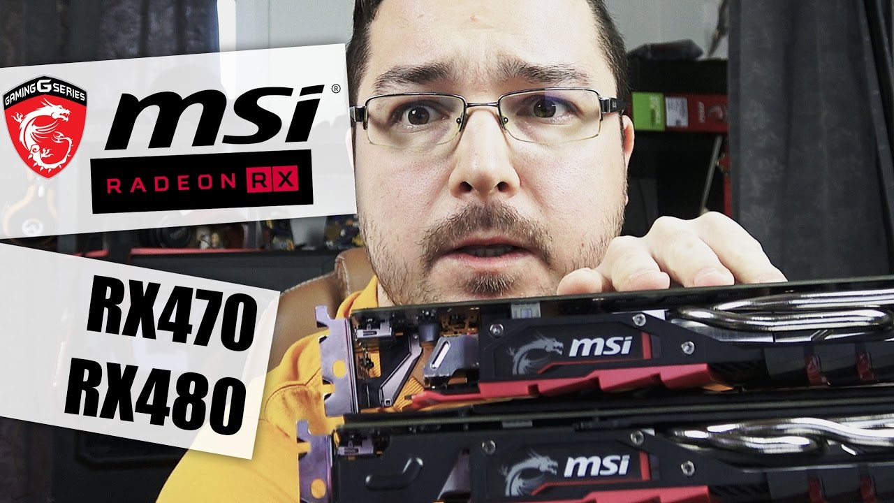 MSI RX480, RX470 Gaming X 8G [HW Σάββατα] - YouTube