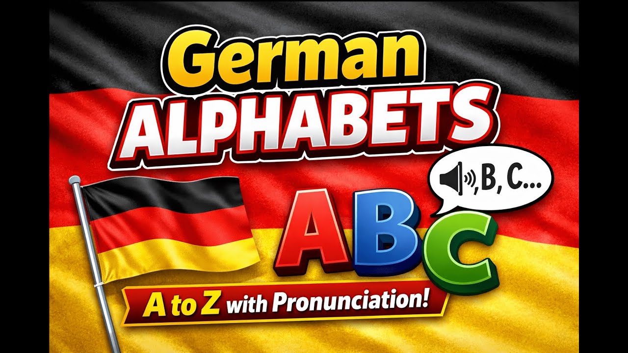 German Alphabets Lessons --1 ( Learn german for beginners) A1 Free Course.