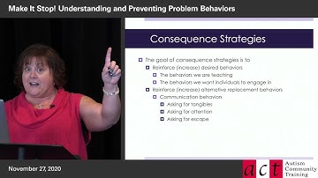 Make It Stop! Understanding and Preventing Problem Behaviors Part 8