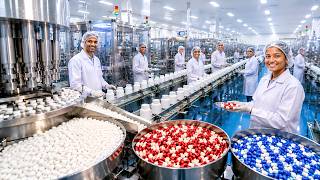How Tablets & Capsules Are Made in Factories!