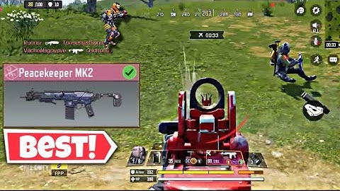 COD MOBILE PEACEKEEPER MK2 BEST GUNSMITH SETUP NO RECOIL + FAST ADS +LONG & CLOSE RANGE LOADOUT