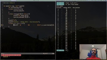 Caracteres en C, representación y códigos tabla ASCII (Básico)