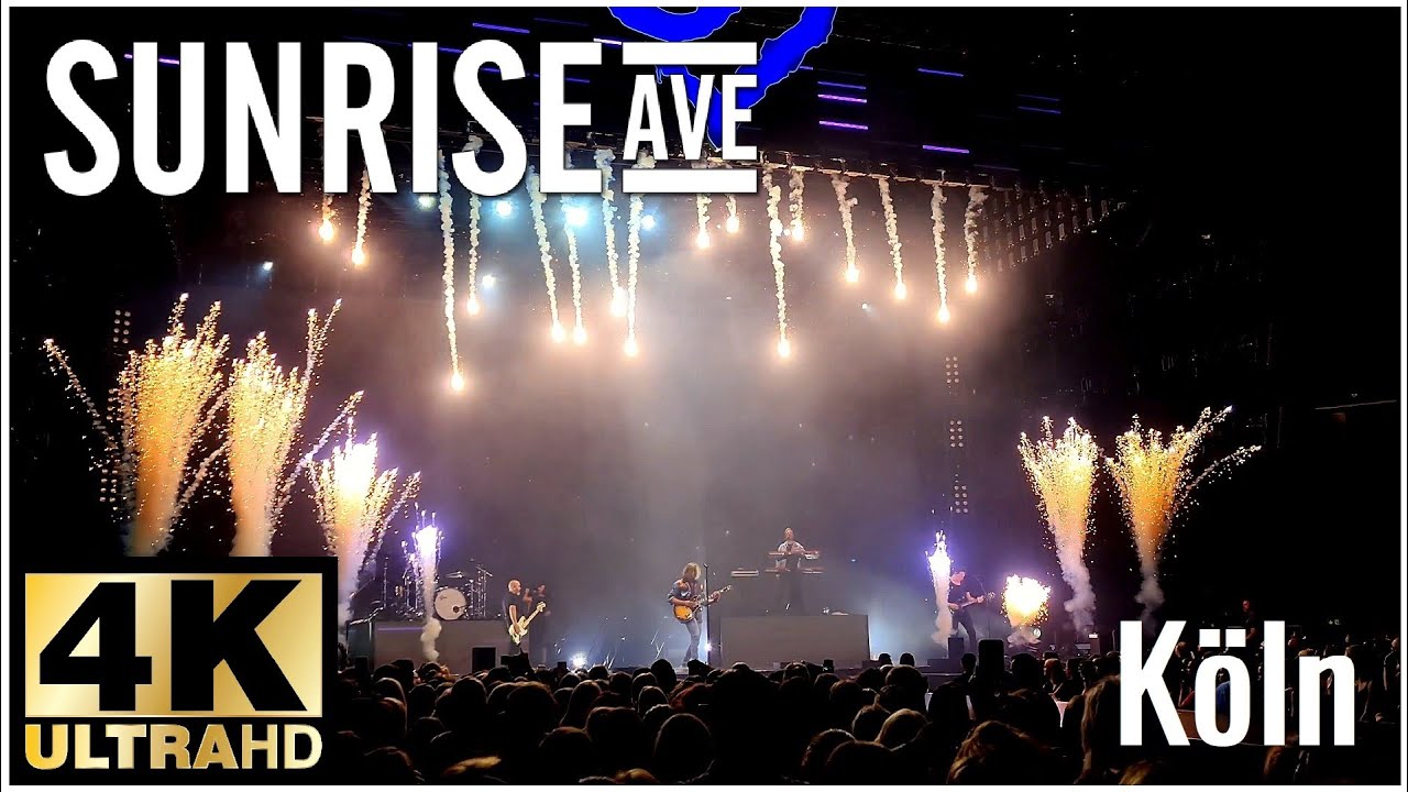 SUNRISE AVENUE - Live in Köln, Lanxess Arena, 23/08/2022 (inkl. Cyan Kicks) - 4K