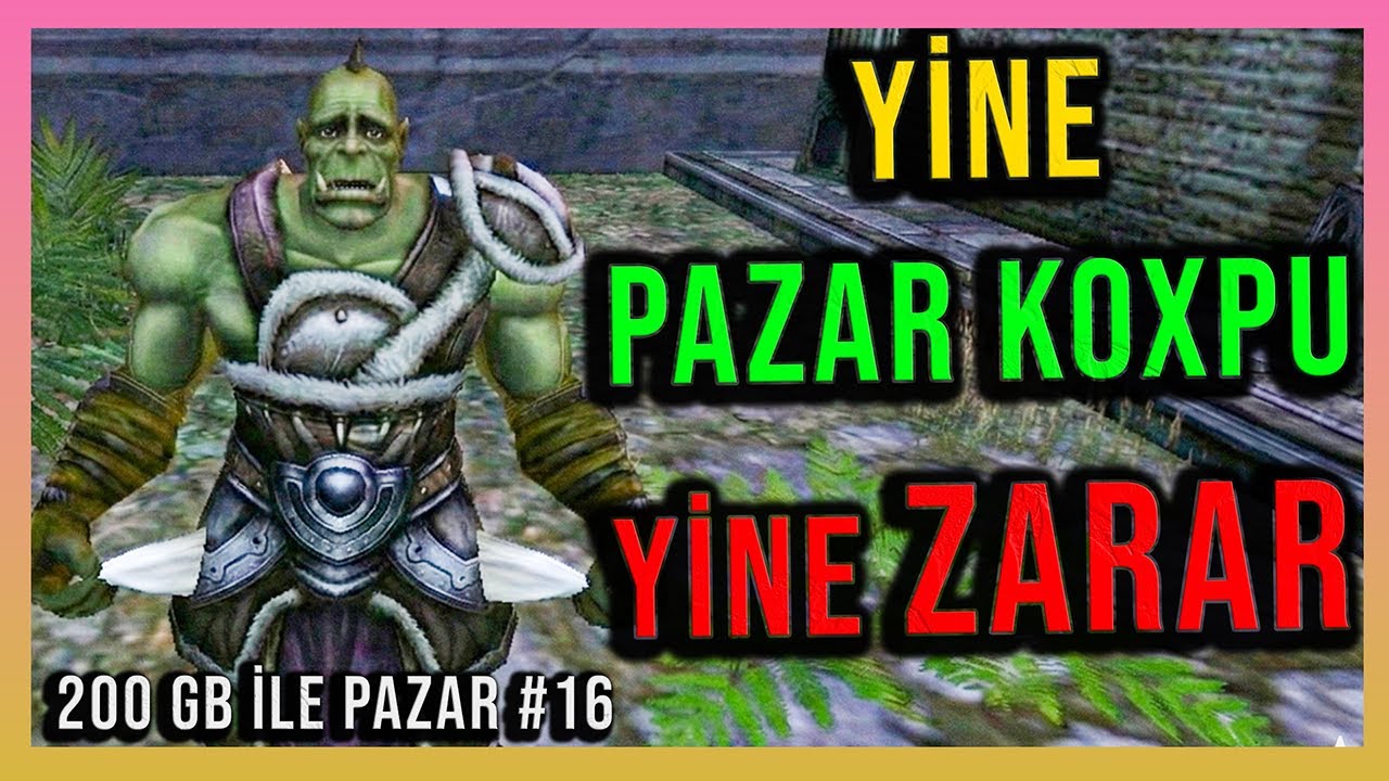 YİNE PAZAR KOXPUNA ITEM KAPTIRDIM! | 200 GB ile Pazar Yapıyorum