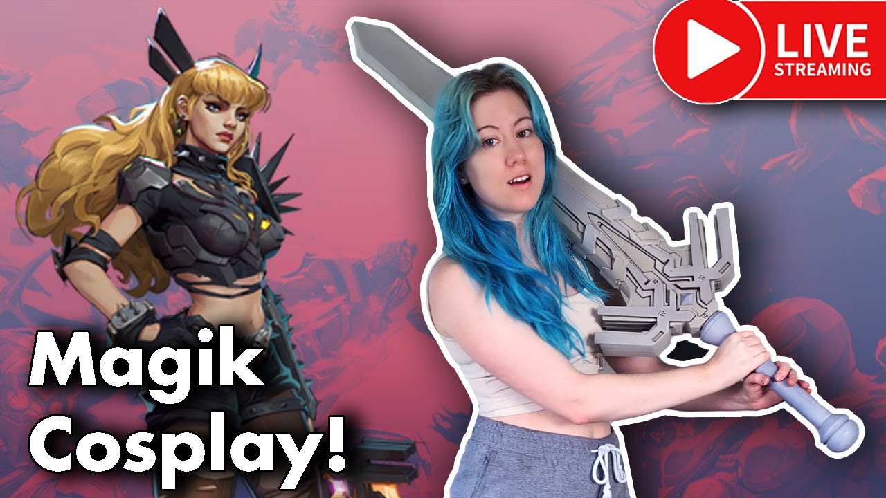 Magik Cosplay- Marvel Rivals (Episode 1) Live Crafting Stream