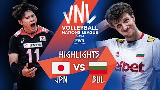 JPN vs. BUL - Highlights Week 5 | Men's VNL 2021