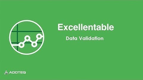 Data Validation in Confluence using Excellentable